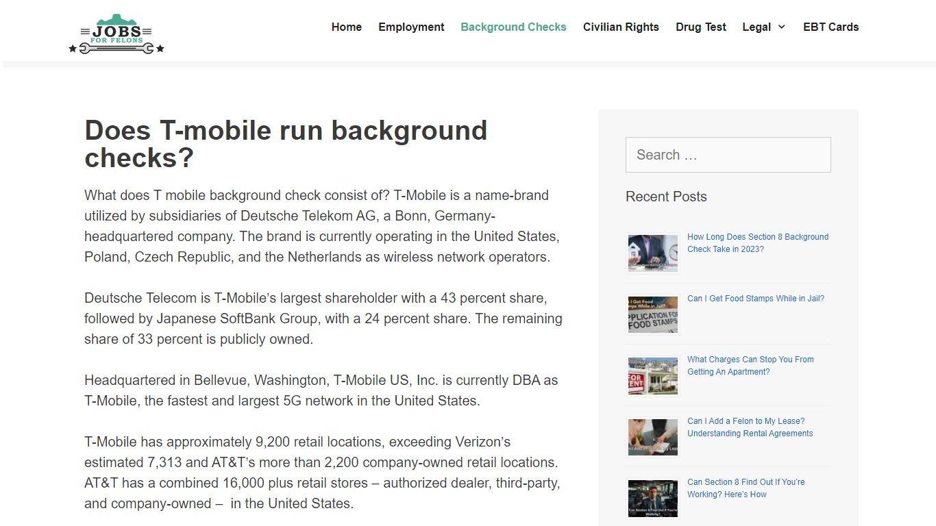 T Mobile Background Check 2021 [How Far Back?]
